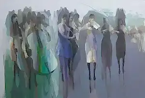 HAKAN ERASLAN tarafından 2023 yılında 70x100 cm ölçülerinde Tuval üzeri akrilik boya tekniği ile yapılmıştır.