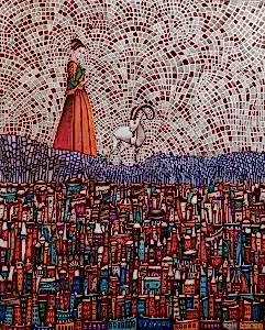 BİNNUR YÜCEBAŞ RUOCCO tarafından 2023 yılında 100x80 cm ölçülerinde Tuval üzeri yağlı boya tekniği ile yapılmıştır.