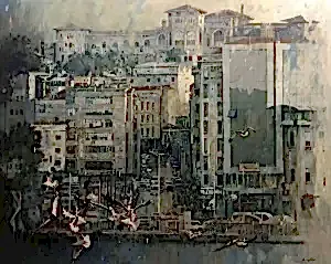 OSMAN AKÇA  tarafından 2022 yılında 120x150 cm ölçülerinde Tuval üzeri yağlı boya tekniği ile yapılmıştır.