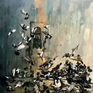 OSMAN AKÇA  tarafından 2022 yılında 80x80 cm ölçülerinde Tuval üzeri yağlı boya tekniği ile yapılmıştır.