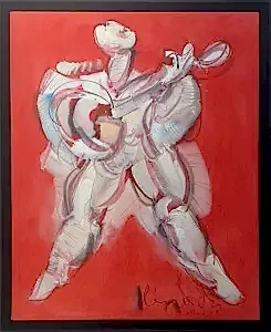 ALİ HERİSCHİ tarafından 2023 yılında 100x80 cm ölçülerinde Tuval üzeri karışık teknik tekniği ile yapılmıştır.