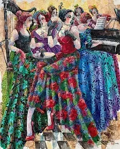 DERYA YILDIZ tarafından 2024 yılında 90x80 cm ölçülerinde Tuval üzeri yağlı boya tekniği ile yapılmıştır.