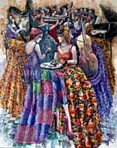 DERYA YILDIZ tarafından 2024 yılında 90x80 cm ölçülerinde Tuval üzeri yağlı boya tekniği ile yapılmıştır.