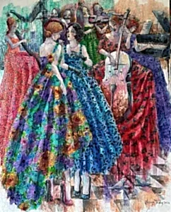 DERYA YILDIZ tarafından 2024 yılında 90x80 cm ölçülerinde Tuval üzeri yağlı boya tekniği ile yapılmıştır.