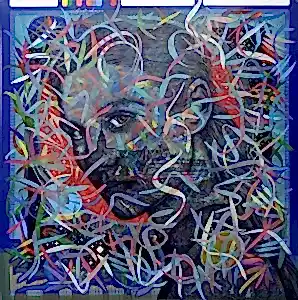 ENGİN KORKMAZ tarafından 2024 yılında 115x115 cm ölçülerinde Tuval üzeri akrilik boya tekniği ile yapılmıştır.