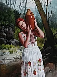 HASAN SAYGIN tarafından 2023 yılında 130x97 cm ölçülerinde Tuval üzeri yağlı boya tekniği ile yapılmıştır.