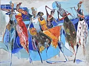 NURETTİN AKKAYA tarafından 2023 yılında 180x240 cm ölçülerinde Tuval üzeri yağlı boya tekniği ile yapılmıştır.