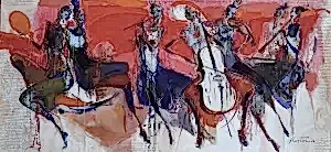 NURETTİN AKKAYA tarafından 2024 yılında 70x150 cm ölçülerinde Tuval üzeri yağlı boya tekniği ile yapılmıştır.