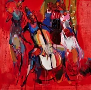 NURETTİN AKKAYA tarafından 2023 yılında 60x60 cm ölçülerinde Tuval üzeri yağlı boya tekniği ile yapılmıştır.