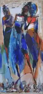 NURETTİN AKKAYA tarafından 2024 yılında 180x80 cm ölçülerinde Tuval üzeri yağlı boya tekniği ile yapılmıştır.