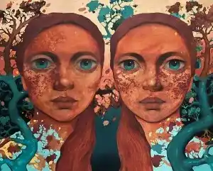 SEMA ÖCAL tarafından 2024 yılında 120x150 cm ölçülerinde Tuval üzeri yağlı boya tekniği ile yapılmıştır.