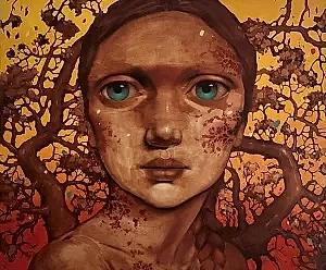 SEMA ÖCAL tarafından 2024 yılında 100x120 cm ölçülerinde Tuval üzeri yağlı boya tekniği ile yapılmıştır.