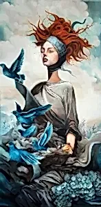 ZEKİYE AKALIN tarafından 2024 yılında 100x50 cm ölçülerinde Tuval üzeri akrilik boya tekniği ile yapılmıştır.