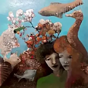 EROL PELİOĞLU tarafından 2024 yılında 60x60 cm ölçülerinde Tuval üzeri yağlı boya tekniği ile yapılmıştır.