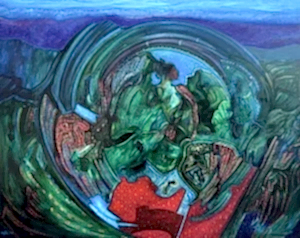 NECMETTİN ÖZLÜ tarafından 2024 yılında 120x150 cm ölçülerinde Tuval üzeri yağlı boya tekniği ile yapılmıştır.