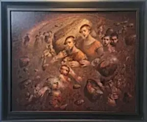 SERTAP YEĞİN tarafından 2024 yılında 80x100 cm ölçülerinde Tuval üzeri yağlı boya tekniği ile yapılmıştır.