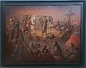 SERTAP YEĞİN tarafından 2024 yılında 100x130 cm ölçülerinde Tuval üzeri yağlı boya tekniği ile yapılmıştır.