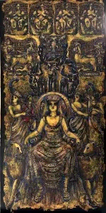 DERYA YILDIZ tarafından 2025 yılında 120x60 cm ölçülerinde Tuval üzeri yağlı boya tekniği ile yapılmıştır.