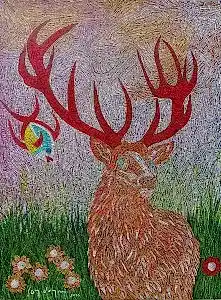 MURAT ÖZDOĞRU tarafından 2025 yılında 80x60 cm ölçülerinde Tuval üzeri akrilik boya tekniği ile yapılmıştır.