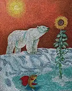 MURAT ÖZDOĞRU tarafından 2025 yılında 150x120 cm ölçülerinde Tuval üzeri akrilik boya tekniği ile yapılmıştır.