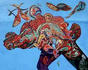 NECMETTİN ÖZLÜ tarafından 2025 yılında 120x150 cm ölçülerinde Tuval üzeri akrilik boya tekniği ile yapılmıştır.