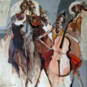 NURETTİN AKKAYA tarafından 2024 yılında 100x100 cm ölçülerinde Tuval üzeri yağlı boya tekniği ile yapılmıştır.