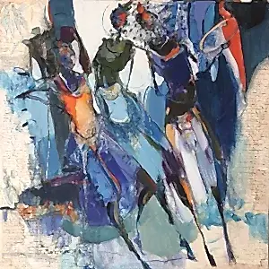 NURETTİN AKKAYA tarafından 2024 yılında 60x60 cm ölçülerinde Tuval üzeri yağlı boya tekniği ile yapılmıştır.