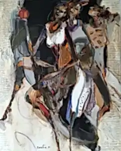 NURETTİN AKKAYA tarafından 2025 yılında 100x80 cm ölçülerinde Tuval üzeri yağlı boya tekniği ile yapılmıştır.