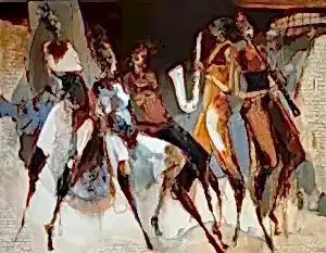 NURETTİN AKKAYA tarafından 2025 yılında 180x140 cm ölçülerinde Tuval üzeri yağlı boya tekniği ile yapılmıştır.