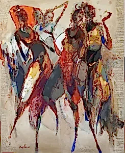 NURETTİN AKKAYA tarafından 2025 yılında 150x120 cm ölçülerinde Tuval üzeri yağlı boya tekniği ile yapılmıştır.