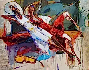 NURETTİN AKKAYA tarafından 2025 yılında 150x120 cm ölçülerinde Tuval üzeri yağlı boya tekniği ile yapılmıştır.