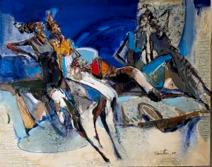 NURETTİN AKKAYA tarafından 2025 yılında 80x100 cm ölçülerinde Tuval üzeri yağlı boya tekniği ile yapılmıştır.