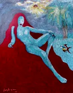 MURAT ÖZDOĞRU tarafından 2025 yılında 150x120 cm ölçülerinde Tuval üzeri akrilik boya tekniği ile yapılmıştır.