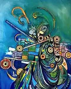 VOLKAN ÇOBAN tarafından 2025 yılında 150x120 cm ölçülerinde Tuval üzeri yağlı boya tekniği ile yapılmıştır.