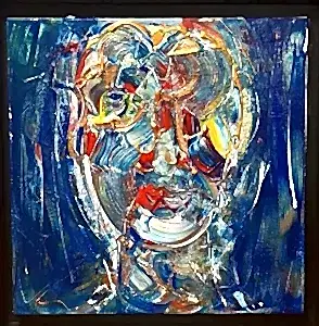 ALİ HERİSCHİ tarafından 2025 yılında 50x50 cm ölçülerinde Tuval üzeri akrilik boya tekniği ile yapılmıştır.