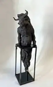 BUĞRA ÖZER tarafından 2025 yılında 60x20x18 cm ölçülerinde Stoneware seramik çamuru, serbest elle şekillendirme - 1255°C tekniği ile yapılmıştır.