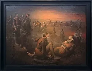 SERTAP YEĞİN tarafından 2025 yılında 90x120 cm ölçülerinde Tuval üzeri yağlı boya tekniği ile yapılmıştır.