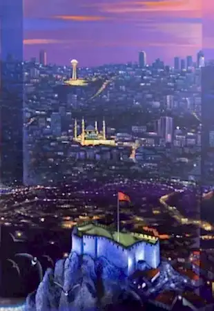 KADİR ŞİŞGİNOĞLU tarafından 2026 yılında 109x75 cm ölçülerinde Tuval üzeri akrilik boya tekniği ile yapılmıştır.