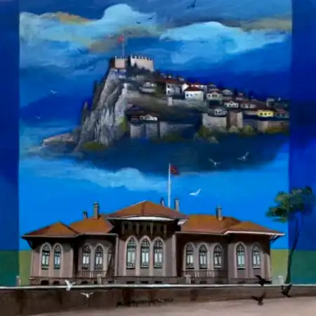 KADİR ŞİŞGİNOĞLU tarafından 2026 yılında 50x50 cm ölçülerinde Tuval üzeri akrilik boya tekniği ile yapılmıştır.