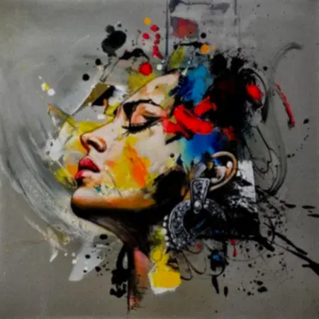 MEHMET SAKIZCI tarafından 2024 yılında 60x60 cm ölçülerinde Tuval üzeri akrilik boya tekniği ile yapılmıştır.