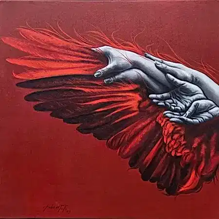 BEHZAT FEYZULLAH tarafından 2025 yılında 50x50 cm ölçülerinde Tuval üzeri yağlı boya tekniği ile yapılmıştır.