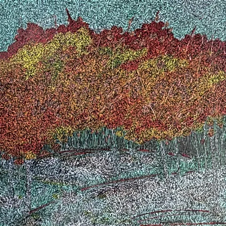 MURAT ÖZDOĞRU tarafından 2026 yılında 50x50 cm ölçülerinde Tuval üzeri akrilik boya tekniği ile yapılmıştır.