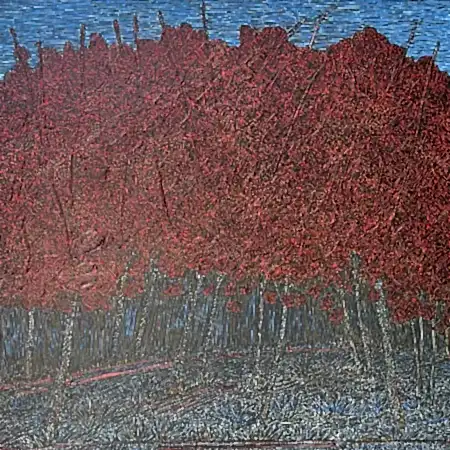 MURAT ÖZDOĞRU tarafından 2026 yılında 50x50 cm ölçülerinde Tuval üzeri akrilik boya tekniği ile yapılmıştır.