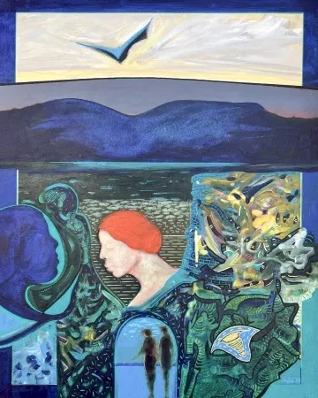 NECMETTİN ÖZLÜ tarafından 2026 yılında 100x80 cm ölçülerinde Tuval üzeri akrilik boya tekniği ile yapılmıştır.