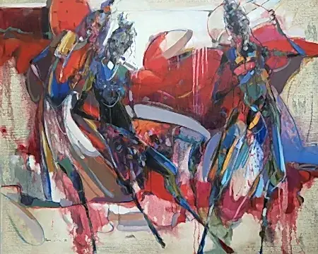 NURETTİN AKKAYA tarafından 2026 yılında 120x150 cm ölçülerinde Tuval üzeri yağlı boya tekniği ile yapılmıştır.