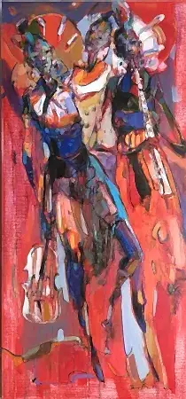 NURETTİN AKKAYA tarafından 2025 yılında 150x70 cm ölçülerinde Tuval üzeri yağlı boya tekniği ile yapılmıştır.