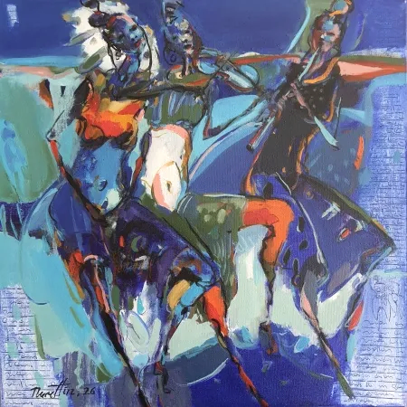 NURETTİN AKKAYA tarafından 2026 yılında 50x50 cm ölçülerinde Tuval üzeri yağlı boya tekniği ile yapılmıştır.