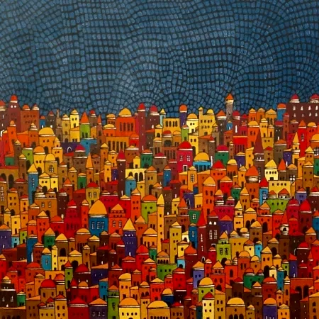 BİNNUR YÜCEBAŞ RUOCCO tarafından 2026 yılında 50x50 cm ölçülerinde Tuval üzeri yağlı boya tekniği ile yapılmıştır.