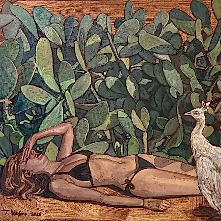 TANJU YAĞAN tarafından 2026 yılında 50x50 cm ölçülerinde Tuval üzeri yağlı boya tekniği ile yapılmıştır.