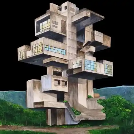 ARDA SELİM tarafından 2026 yılında 50x50 cm ölçülerinde MDF üzeri akrilik boya tekniği ile yapılmıştır.